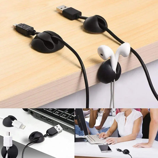 Wukusy 10-piece cable holder set for organizing and supporting various cables in home improvement projects.