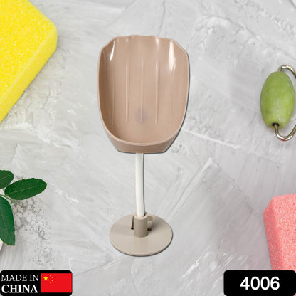 4006 Soap Dish Wall Mounted Soap Dish No-drilling Soap Holder Self Draining Waterfall Soap Tray Bar Soap Holder For Showerbathroom Soap Holder For Shower Adjustable Removable Soap Holder
