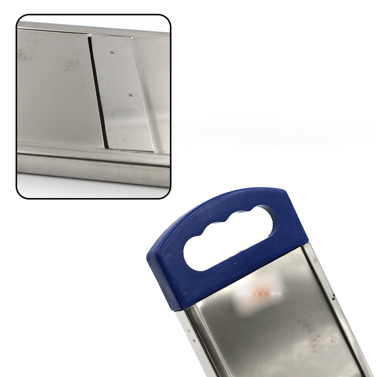 Wukusy plain potato slicer used in household kitchens for cutting and slicing potatoes, made of durable material.