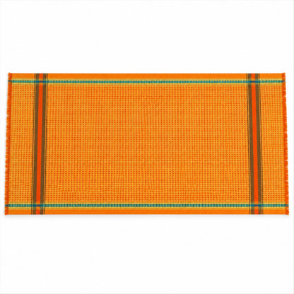 Wukusy diamond pattern shawl with striped borders, 151x77 cm, showcasing intricate ethnic design and elegant drape.