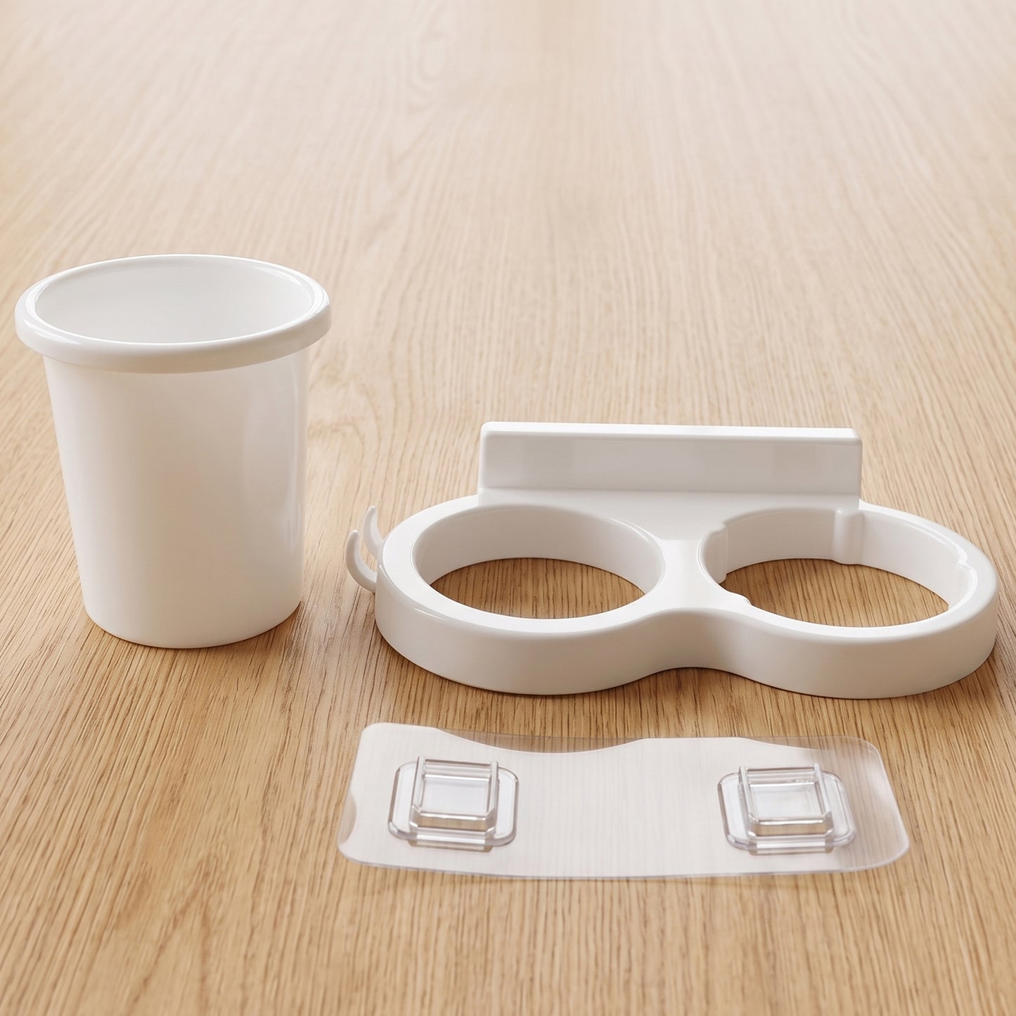 Wall Mounted Toothbrush Holder Set (1 Set)