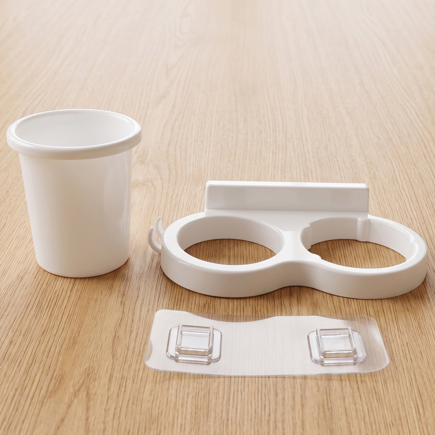 Wall Mounted Toothbrush Holder Set (1 Set)