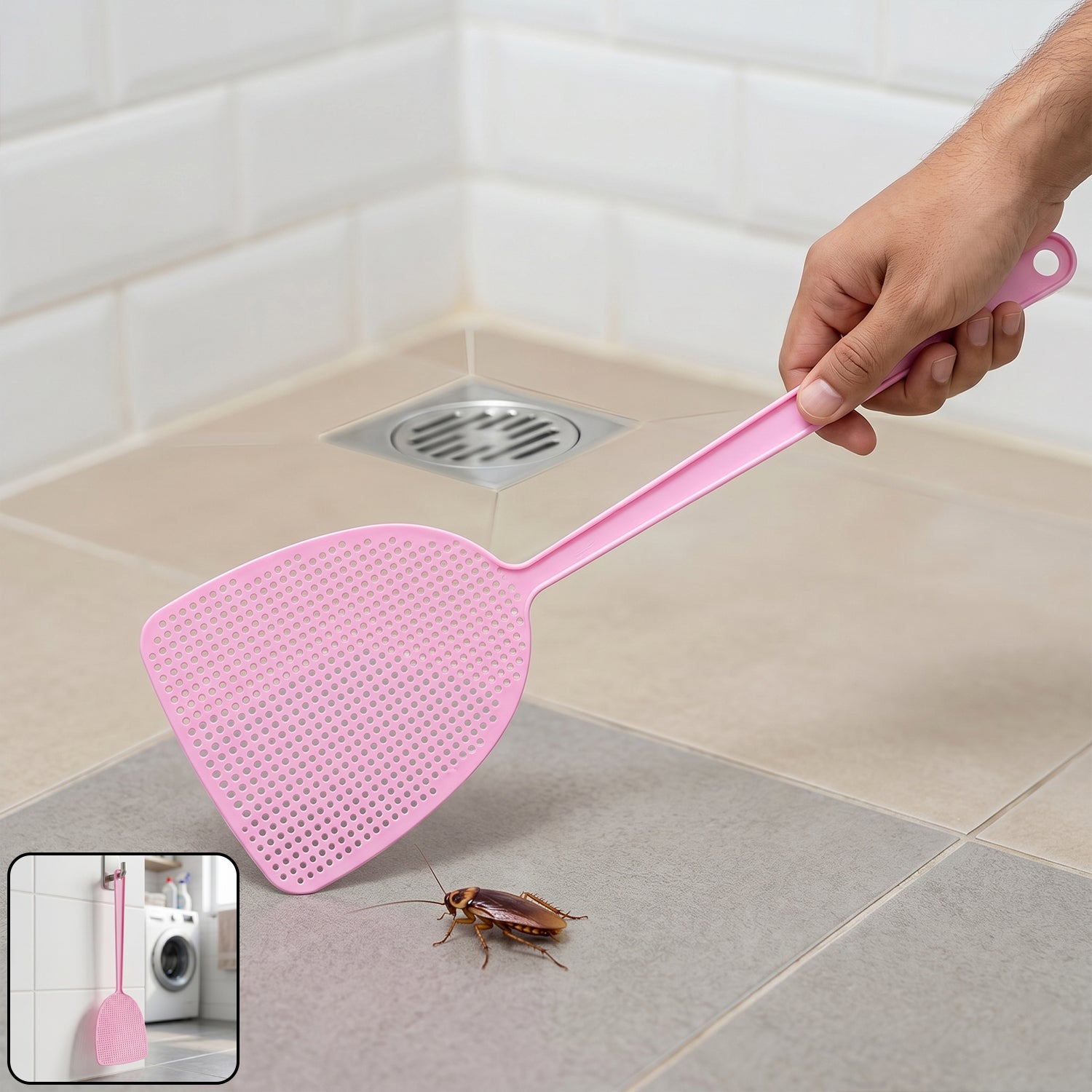 Wukusy premium manual SWAT pest control tool, 39 cm length, designed for pest removal, shown in a close-up image.