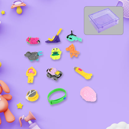 Wukusy 12-in-1 kids' toy set with 10 small toys for curiosity and play, designed for home improvement and child entertainment