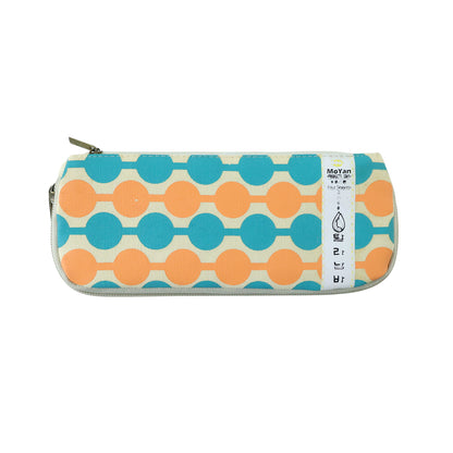 Stylish Multi-color Geometric Printed Pencil Pouch (1 Pc)