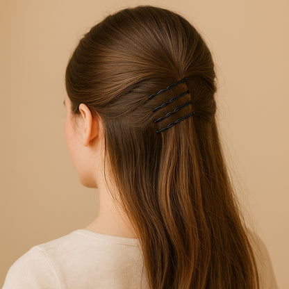 Small Black Hair Bobby Pins (36 Pc)