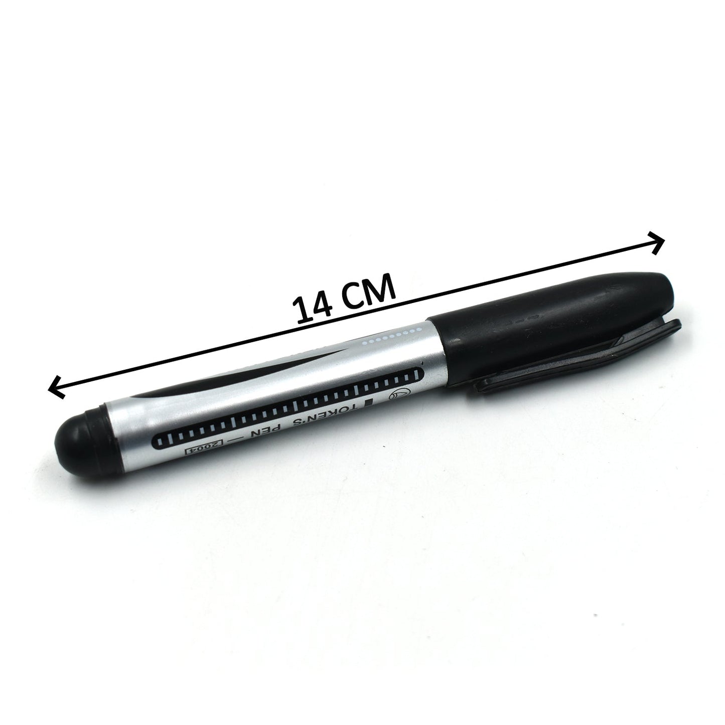 Wukusy 9018 10-piece black marker set for school, college, and office use, ideal for writing and teaching in educational settings.