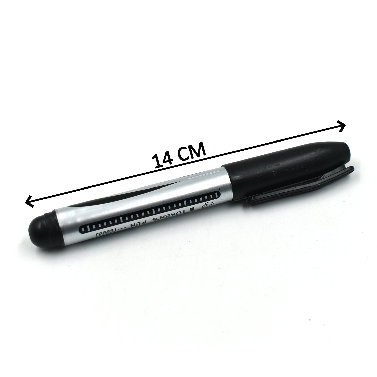 Wukusy 9018 10-piece black marker set for school, college, and office use, ideal for writing and teaching in educational settings.