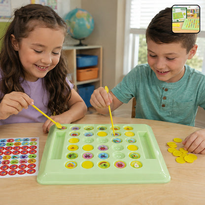 Flip And Match Fruit Memory Board Game For Kids Brain Learning Fun (1 Set)