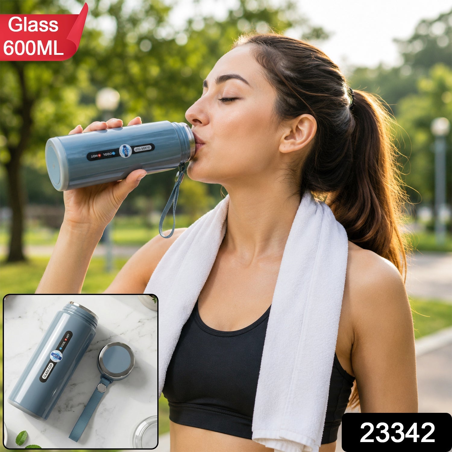 Stainless Steel Vacuum Insulated Water Bottle For Office Travel  Everyday Use