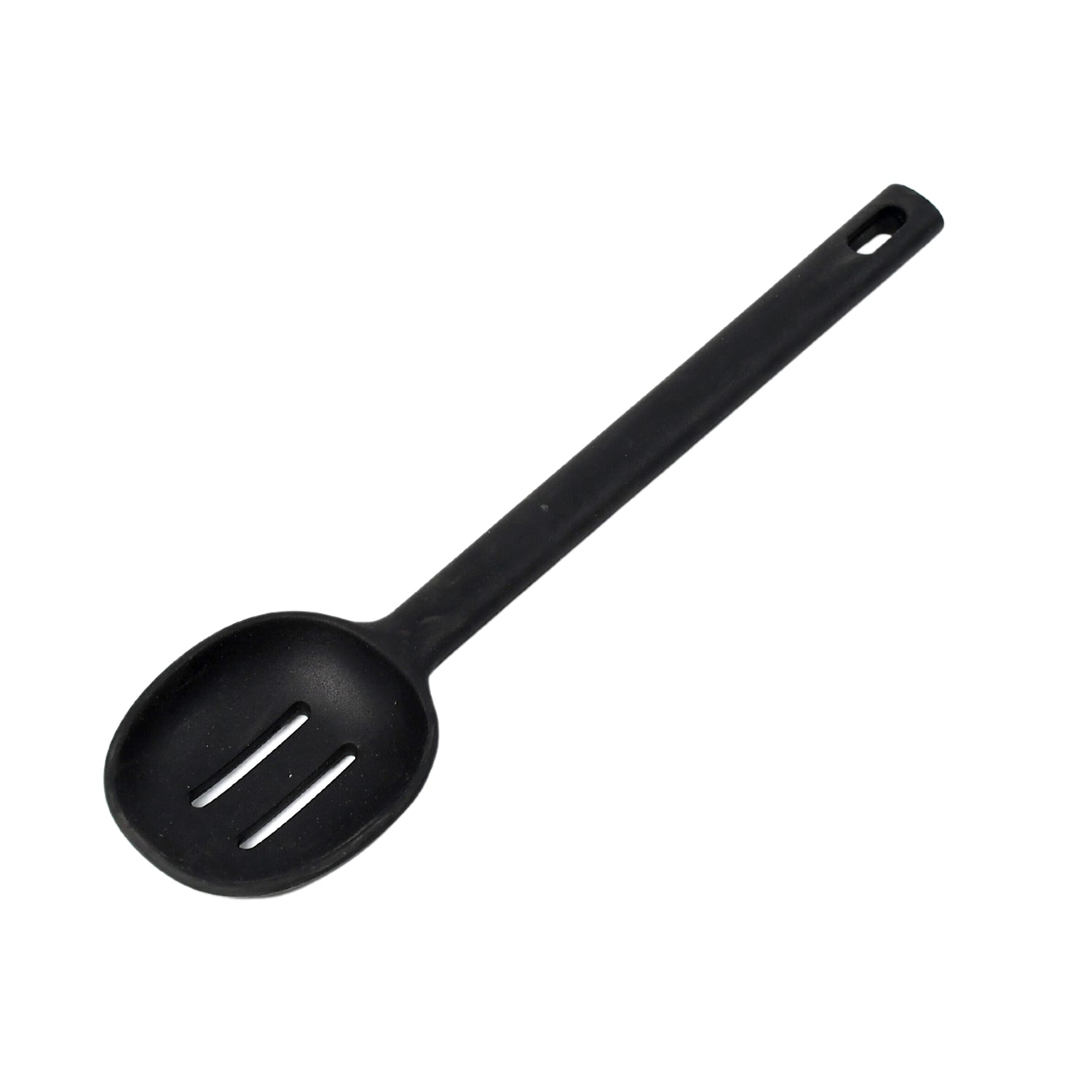 Wukusy 5377 silicone non-stick heat-resistant kitchen spoon, premium kitchen tool for cooking and serving.