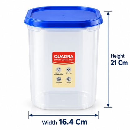 Set of four Wukusy plastic food storage containers with lids, ideal for kitchen organization and food preservation.