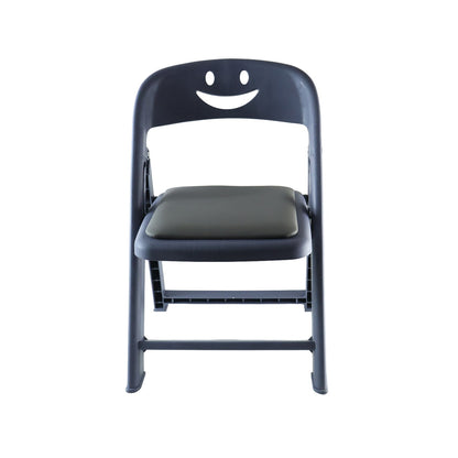 Portable Plastic Foldable Kids Chair With Cushion For Home Study Seating (1 Pc)