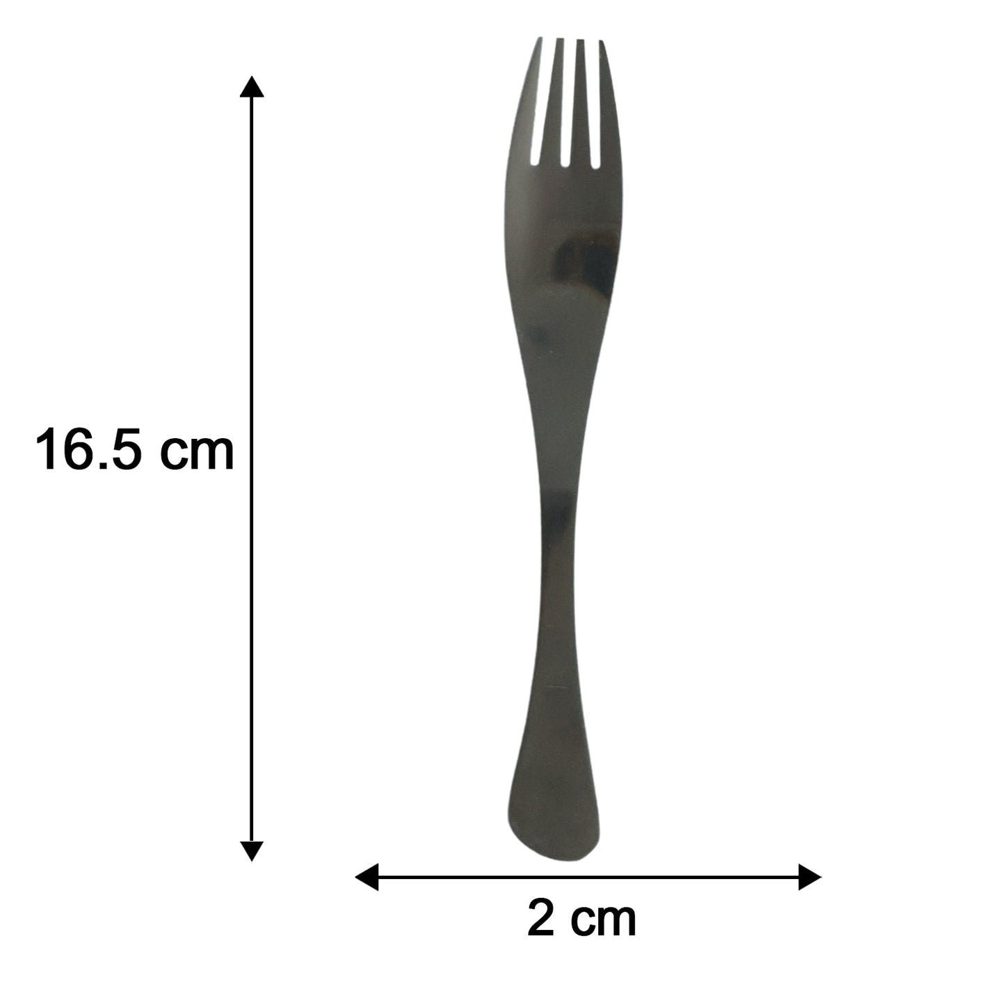 4-in-1 Portable Cutlery Set With Pouch Steel Spoon Fork And Chopsticks (1 Set)