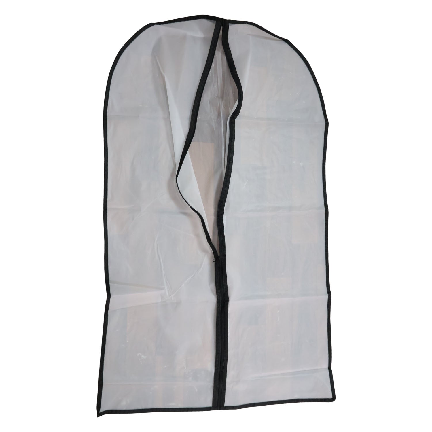 Transparent Garment Cover With Front Zipper (100  60 Cm 1 Pc)