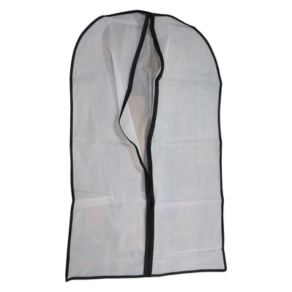 Transparent Garment Cover With Front Zipper (100  60 Cm 1 Pc)