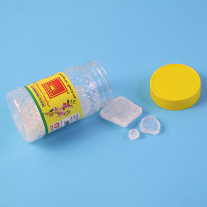 Premium Bhimseni Camphor Iso Borneol Flakes (20gm  1 Pc)