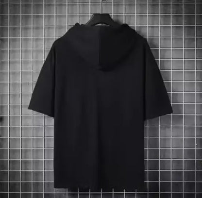 LIMITED STOCK ORDER NOW!! Mens Half Sleeve Hoodies Cotton Blend Tshirts