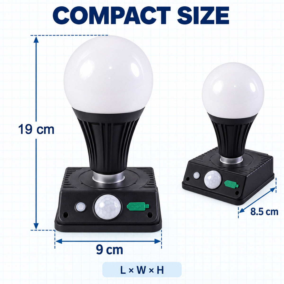 Wukusy solar motion sensor wall light with frosted bulb illuminating porch and garden area, 200w outdoor security lighting