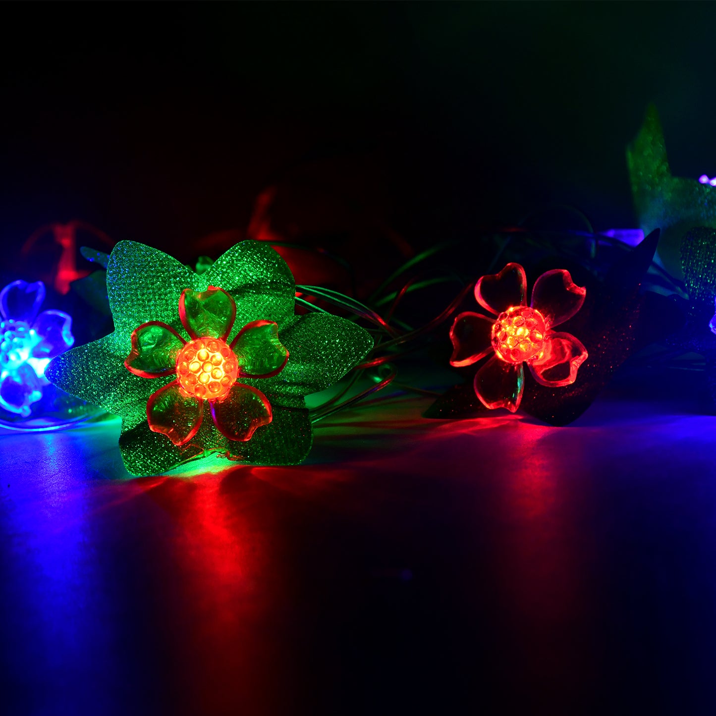 Leaf  Flower Led Decorative String Light (3 Meter)