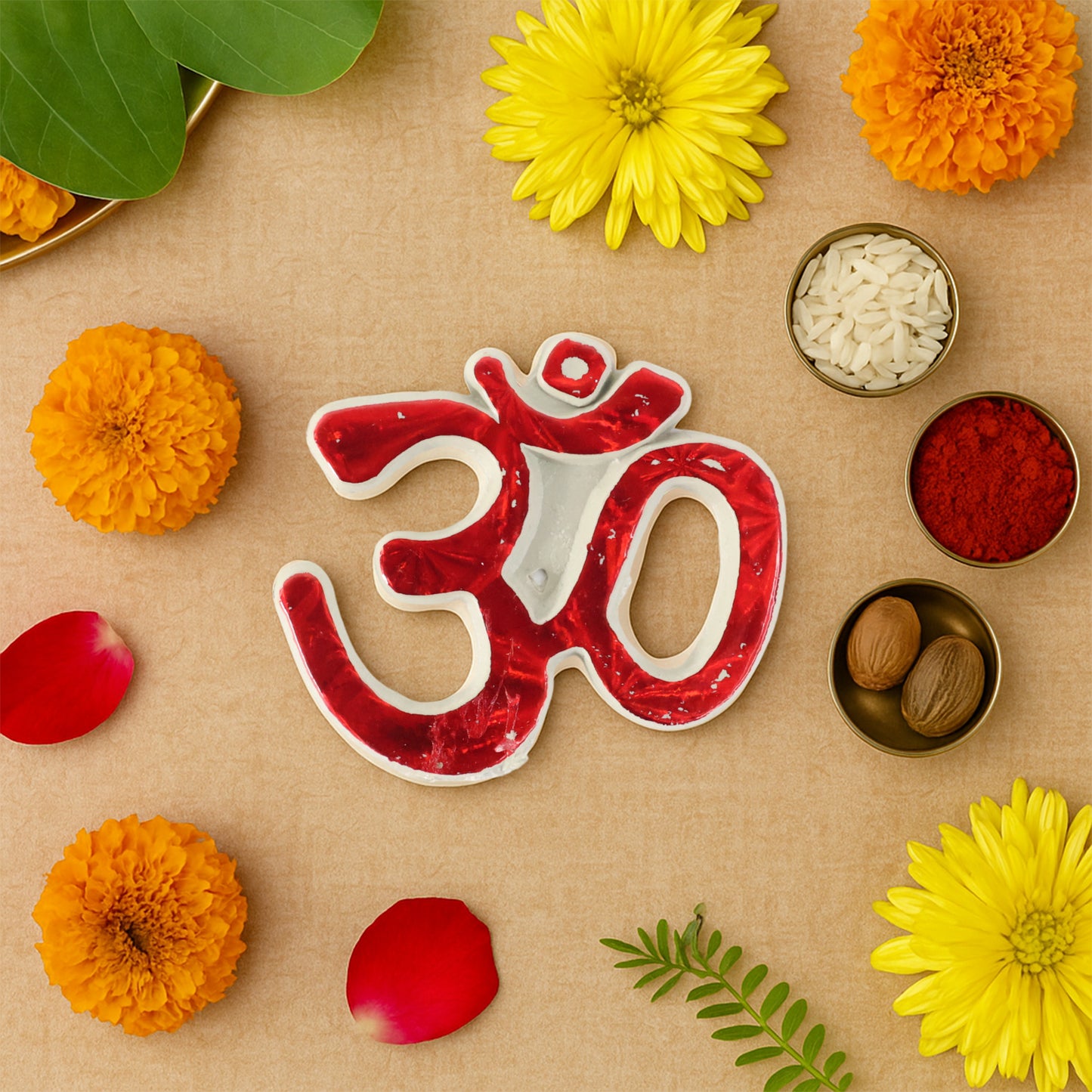 Traditional Decorative Om Sticker - (Set)