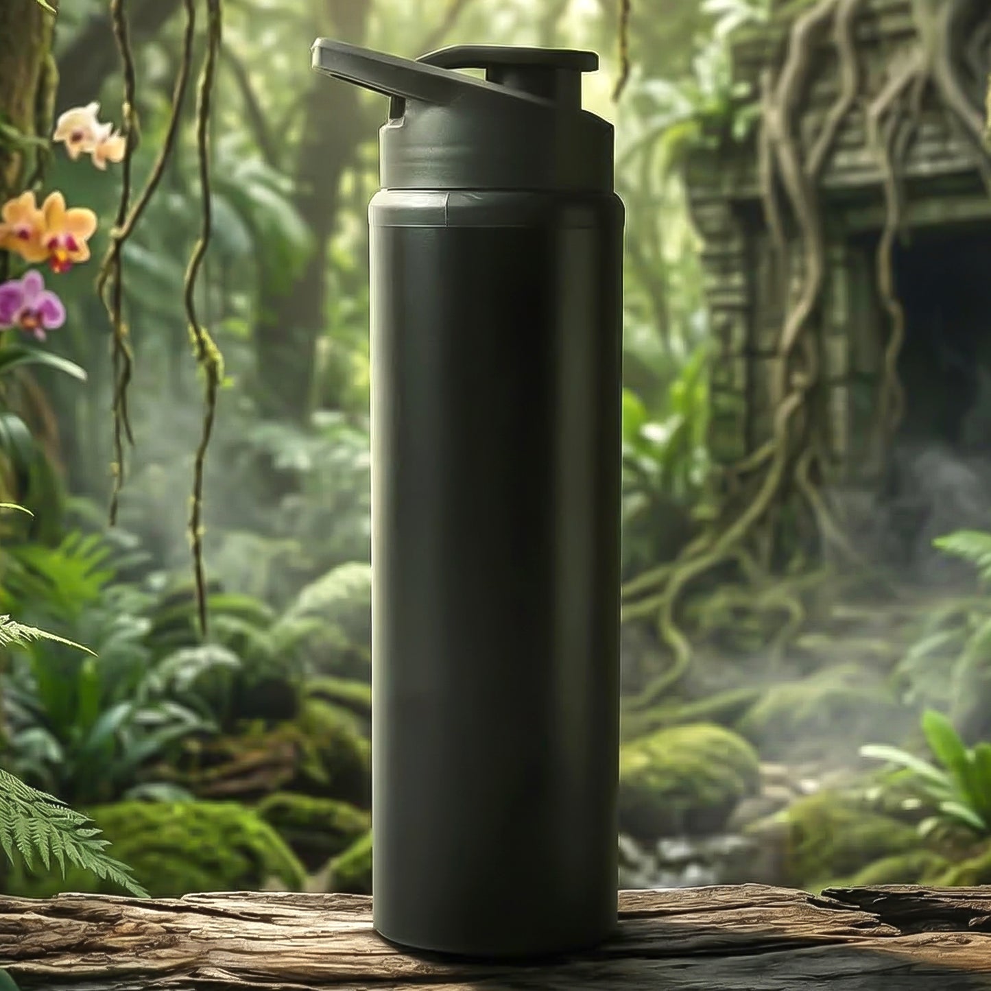 Premium Stainless Steel Sports Water Bottle With Flip Top Lid 900 Ml