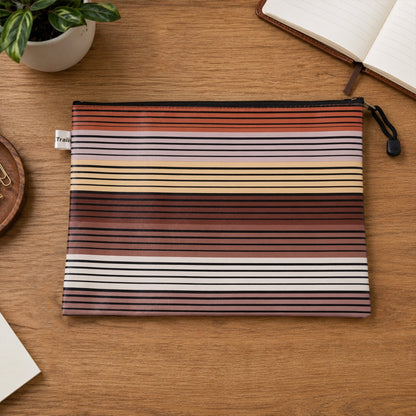 Zipper Document Pouch  Waterproof A4 File Organizer For Office  School