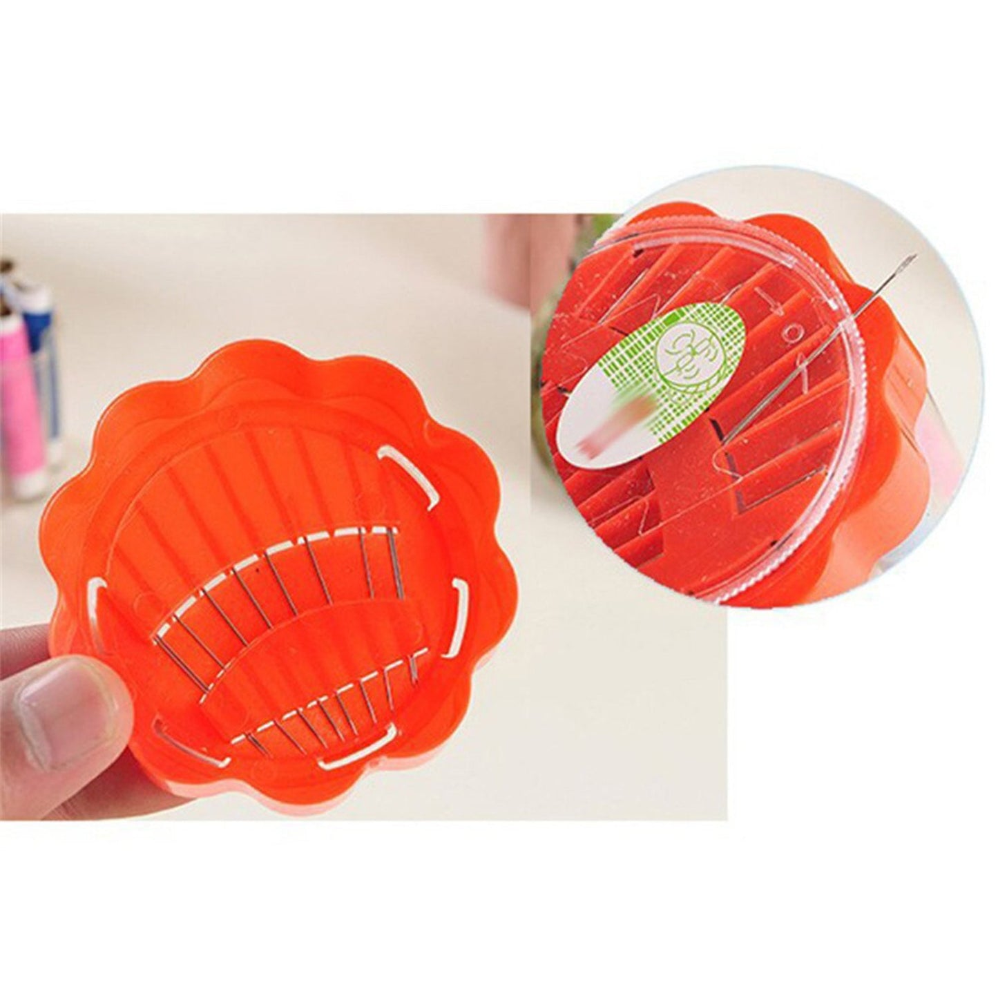 6050 24 Pc Sewing Box Used In Storing Of Thread Roles And Sewing Stuff Including All Home Purposes.