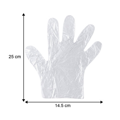 Pair of high-quality disposable gloves by Wukusy, showing the textured surface and snug fit for versatile protection.