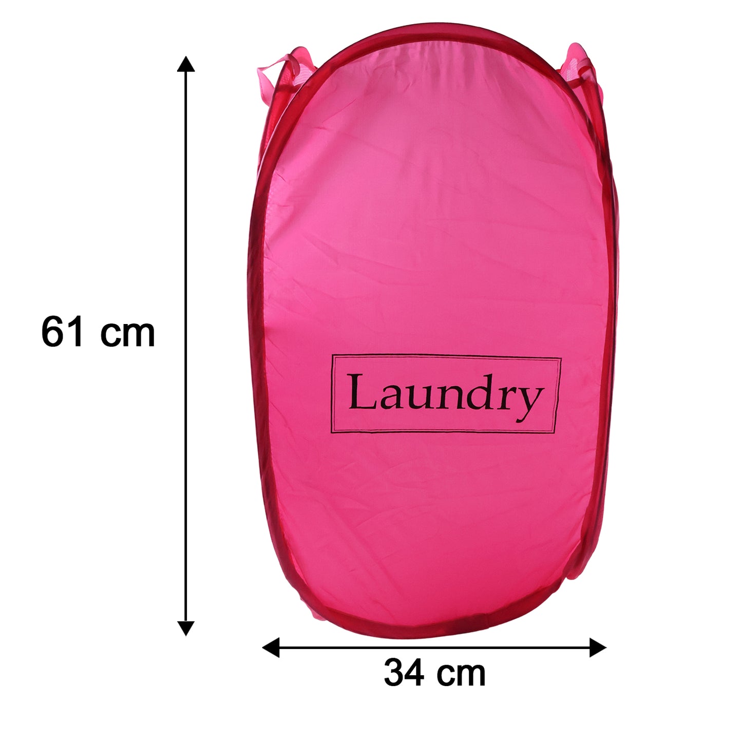 Foldable Laundry Basket Fabric Mesh Clothes Hamper Storage Bag (1 Pc60x36cm)