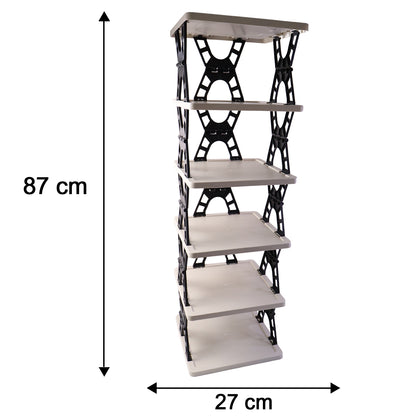 Multipurpose Foldable 6 Layer Storage Rack (1 Pc)