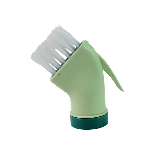 Wukusy multipurpose bottle cleaning brush with built-in scraper, connectable design, suitable for kitchen and home bottles.