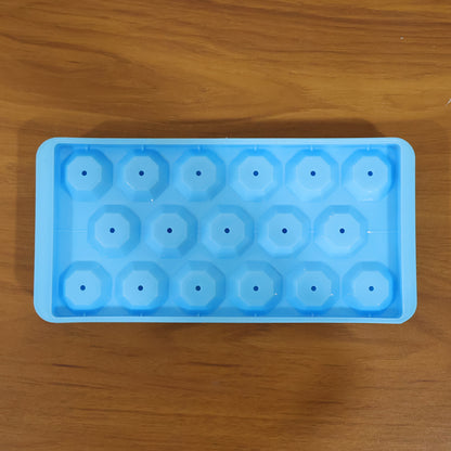 Multipurpose Ice Cube Tray With Lid 17 Grid Mold (1 Pc)