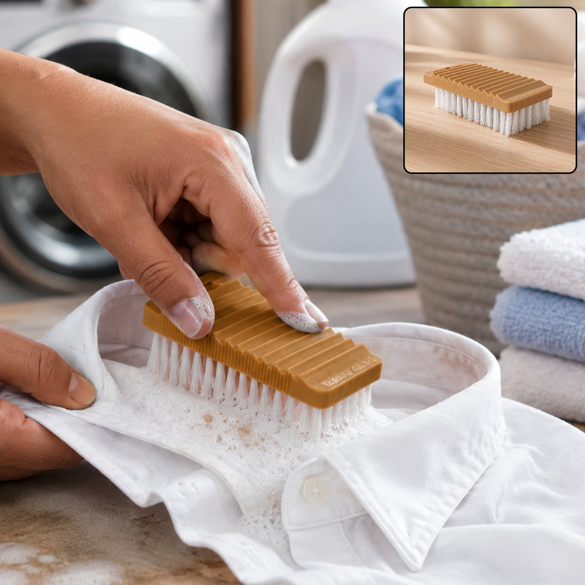 Plastic Multipurpose Cleaning Brush With Strong Bristles For Home Cleaning (1 Pc)