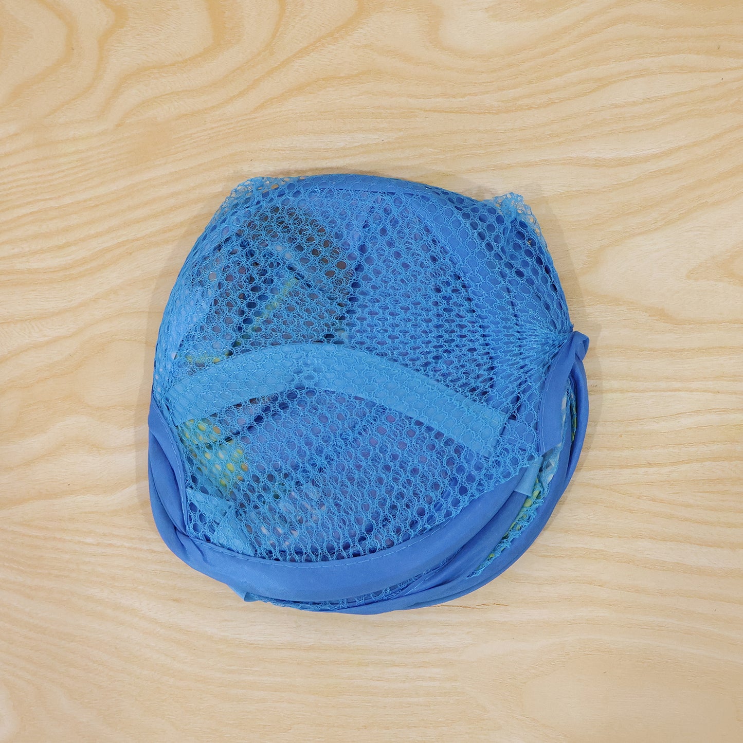 Foldable Laundry Basket Fabric Mesh Clothes Hamper (1 Pc34.29x34.29x54.61cm)