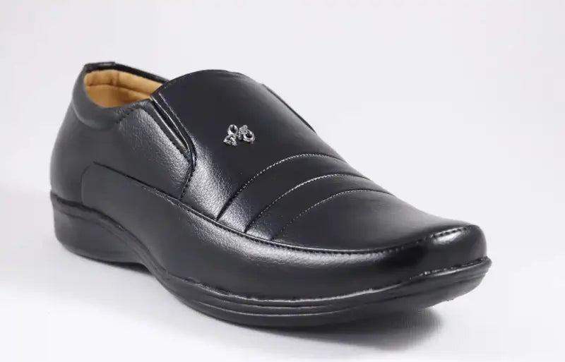 Latest Trendy Men Formal Shoes|Black Moccasin Shoes|Office Shoes For Men's & Boys-MOCCASIN02-BLK