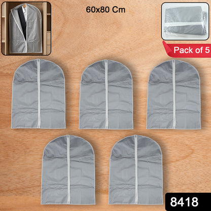 Premium Breathable Garment  Suit Cover Set (60  80 Cm 5 Pc)
