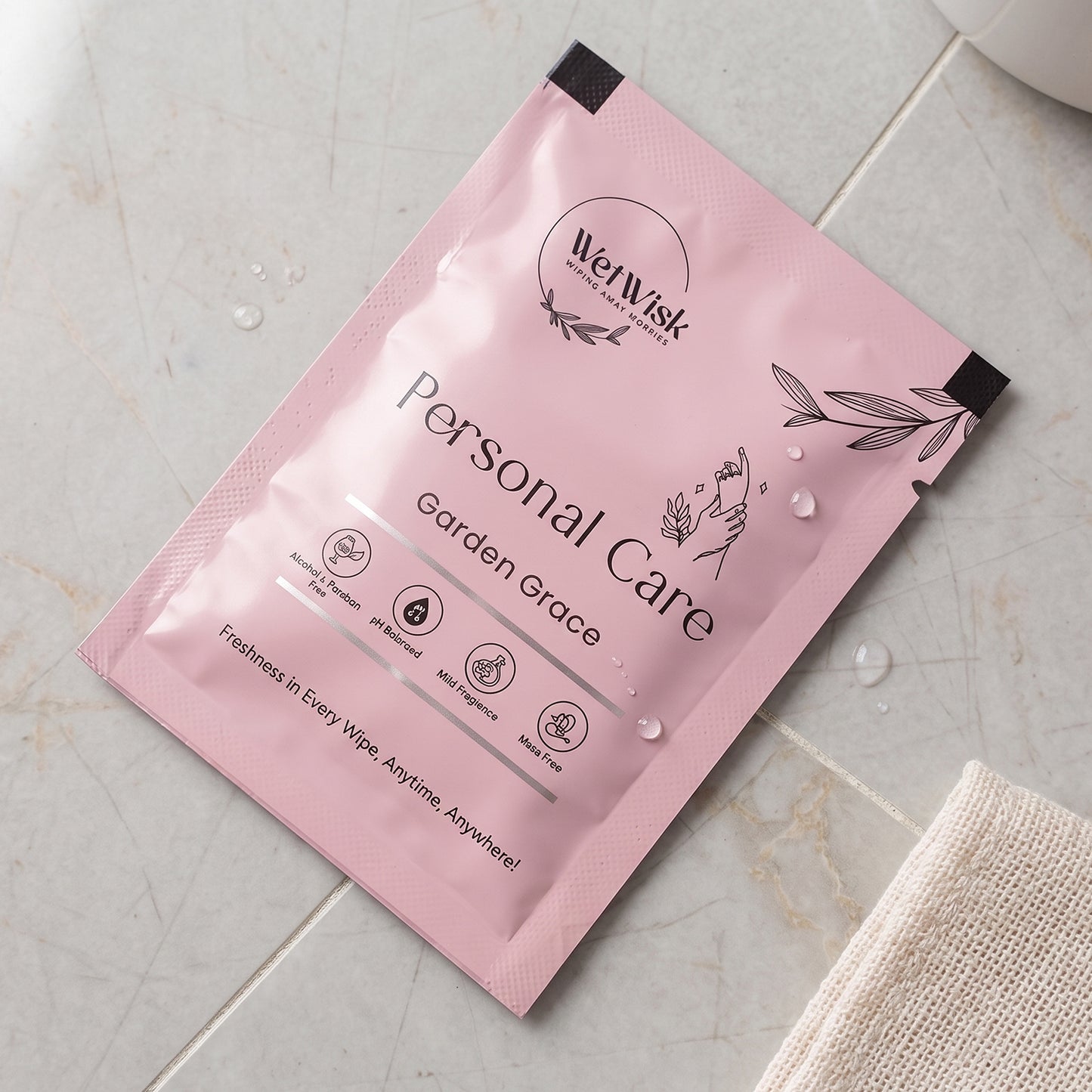 Personal Care Wet Wipes Gentle Cleansing Wipes (1 Pc)
