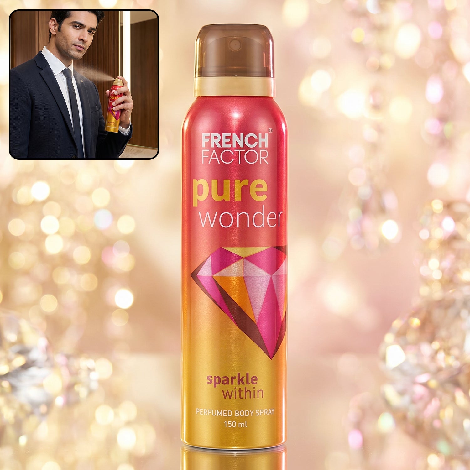 French Factor Pure Wonder Perfumed Body Spray (1 Pc 150 Ml)