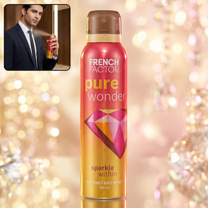 French Factor Pure Wonder Perfumed Body Spray (1 Pc 150 Ml)