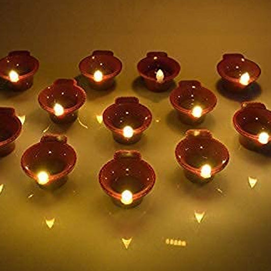 Water Sensor Diyas For Diwali Decoration  Diyas For Home Decoration Diwali Decoration Items For Home Decor Diyas  Diwali Led Diyas Candle With Water Sensing Technology E-diya (6pc Set)