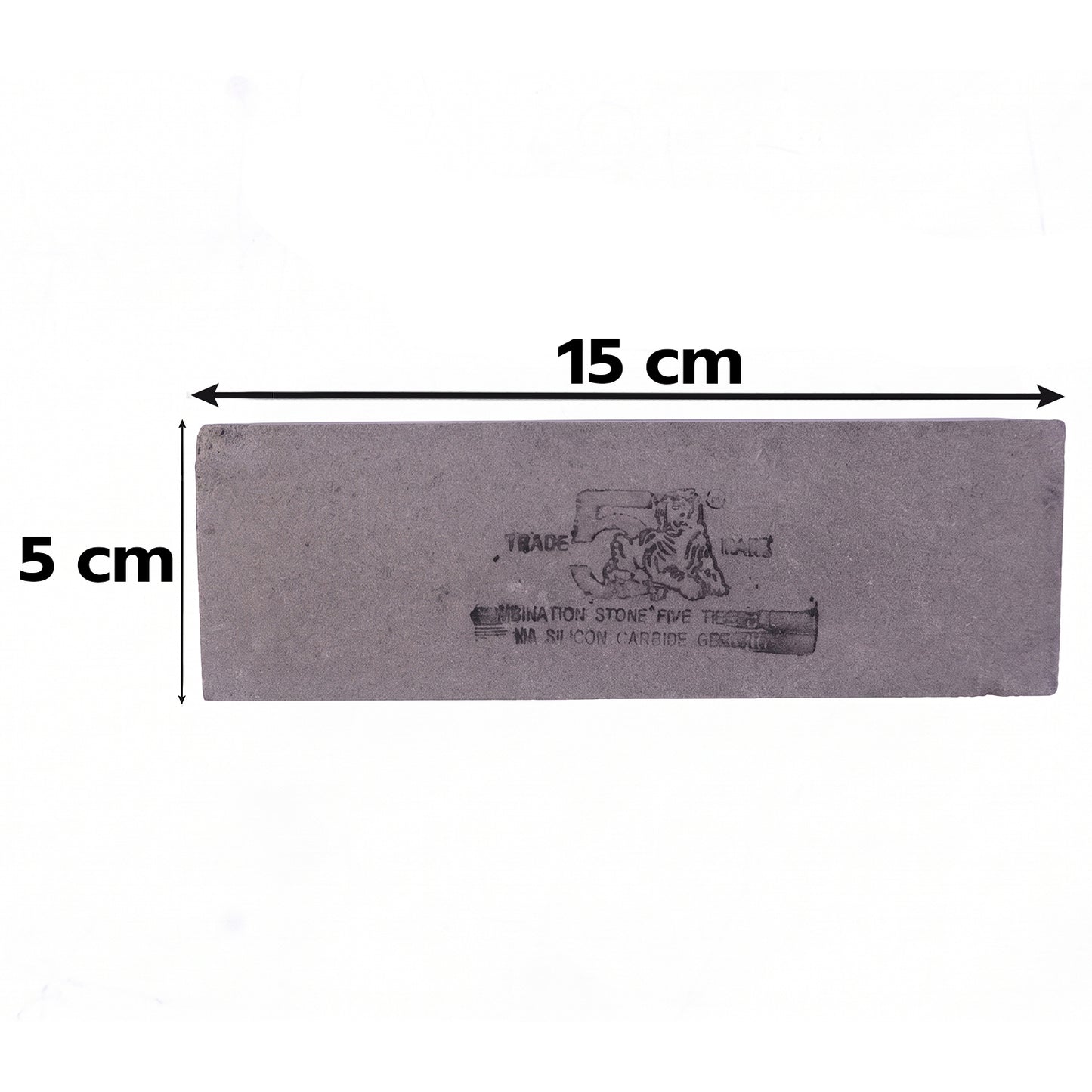 Wukusy B Grade silicon carbide whetstone for knife sharpening with a combination grit surface, ideal for precision edge honing.
