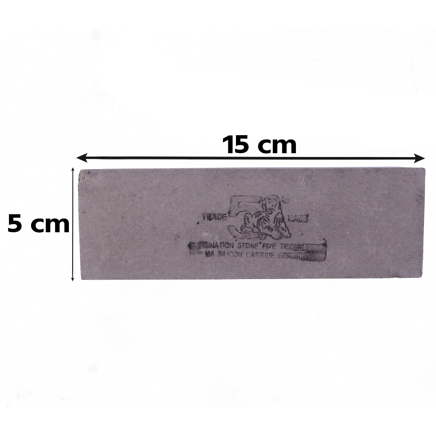 Wukusy B Grade silicon carbide whetstone for knife sharpening with a combination grit surface, ideal for precision edge honing.