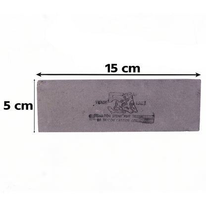 Wukusy B Grade silicon carbide whetstone for knife sharpening with a combination grit surface, ideal for precision edge honing.