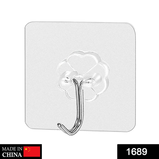 Wukusy 1689 stainless steel wall hooks, small and strong, ideal for home improvement and hanging items on a wall.