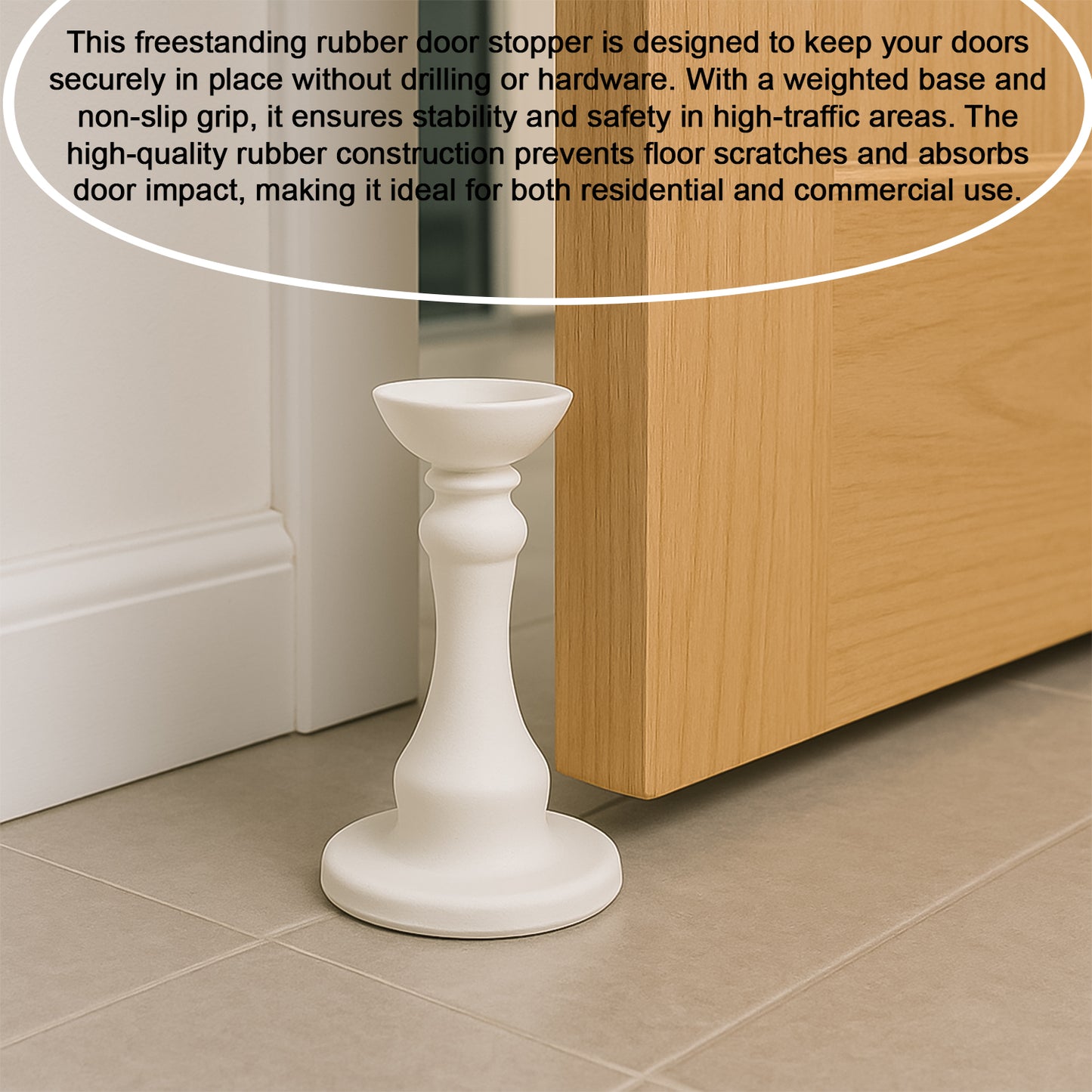 White Washing Machine Door Holder Washing Machine Door Stopper (1 Pc)