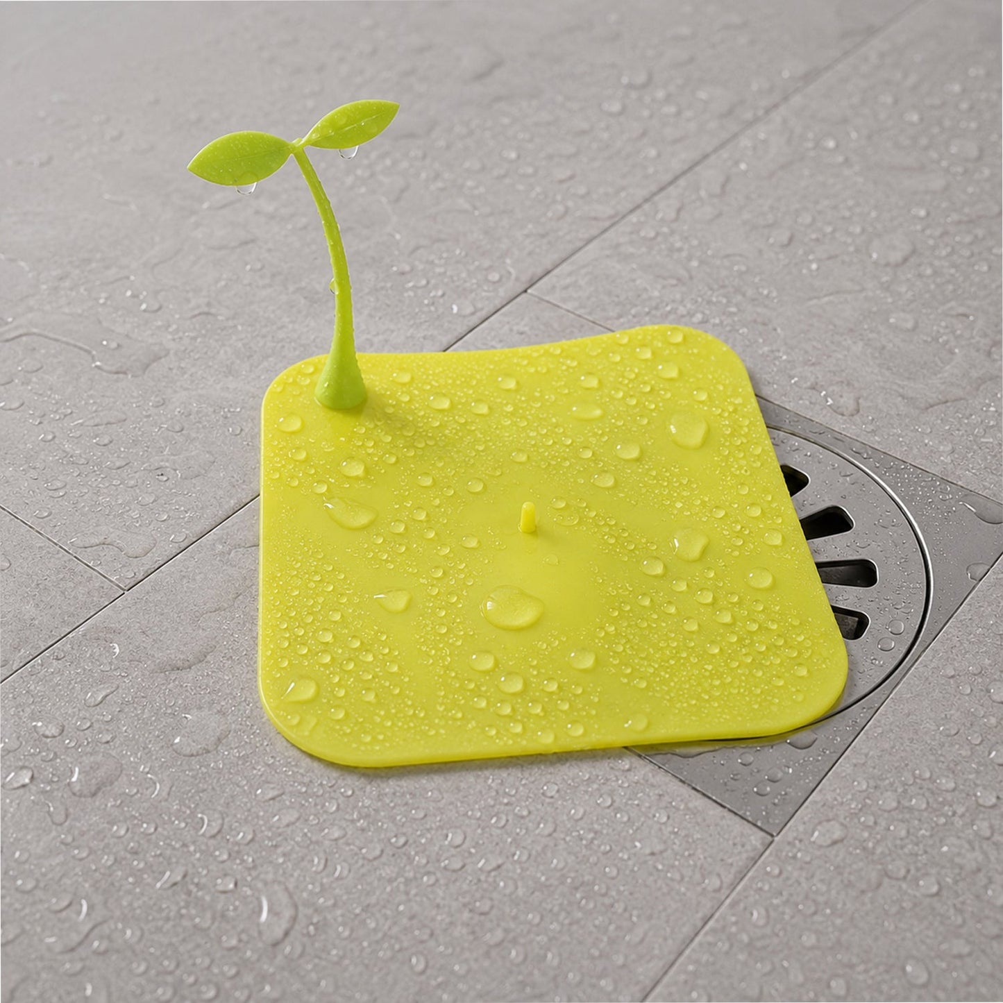 Silicone Bean Sprout Floor Drain Cover For Bathroom Kitchen And Laundry (1 Pc)