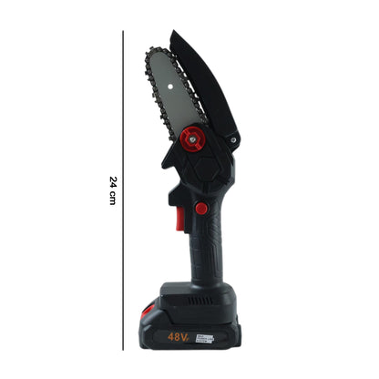 Mini Electric Cordless Chainsaw (1 Set 48v 24 Cm Long)