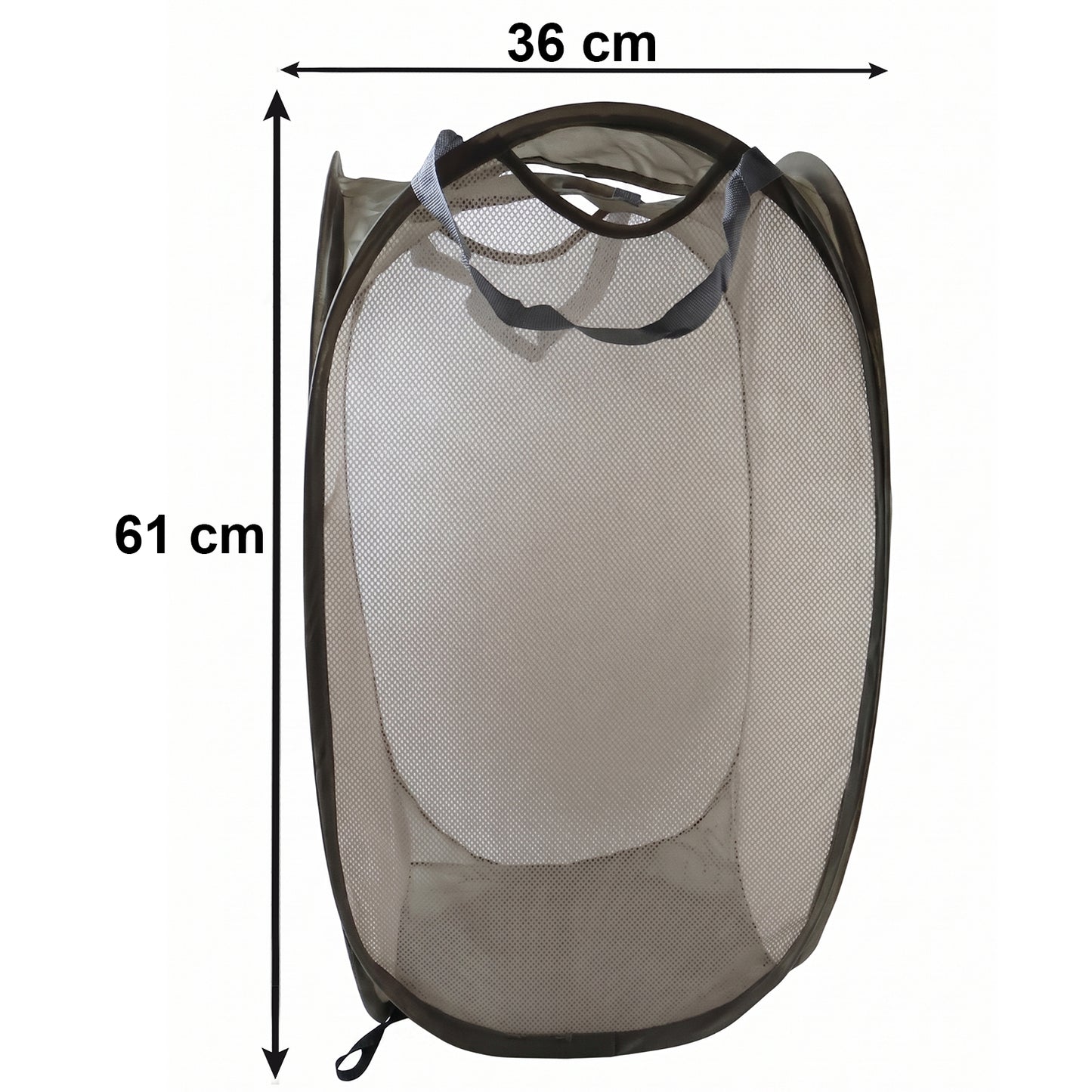 Foldable Mesh Laundry Basket Clothes Storage Bag (1 Pc Mix Design  Size)