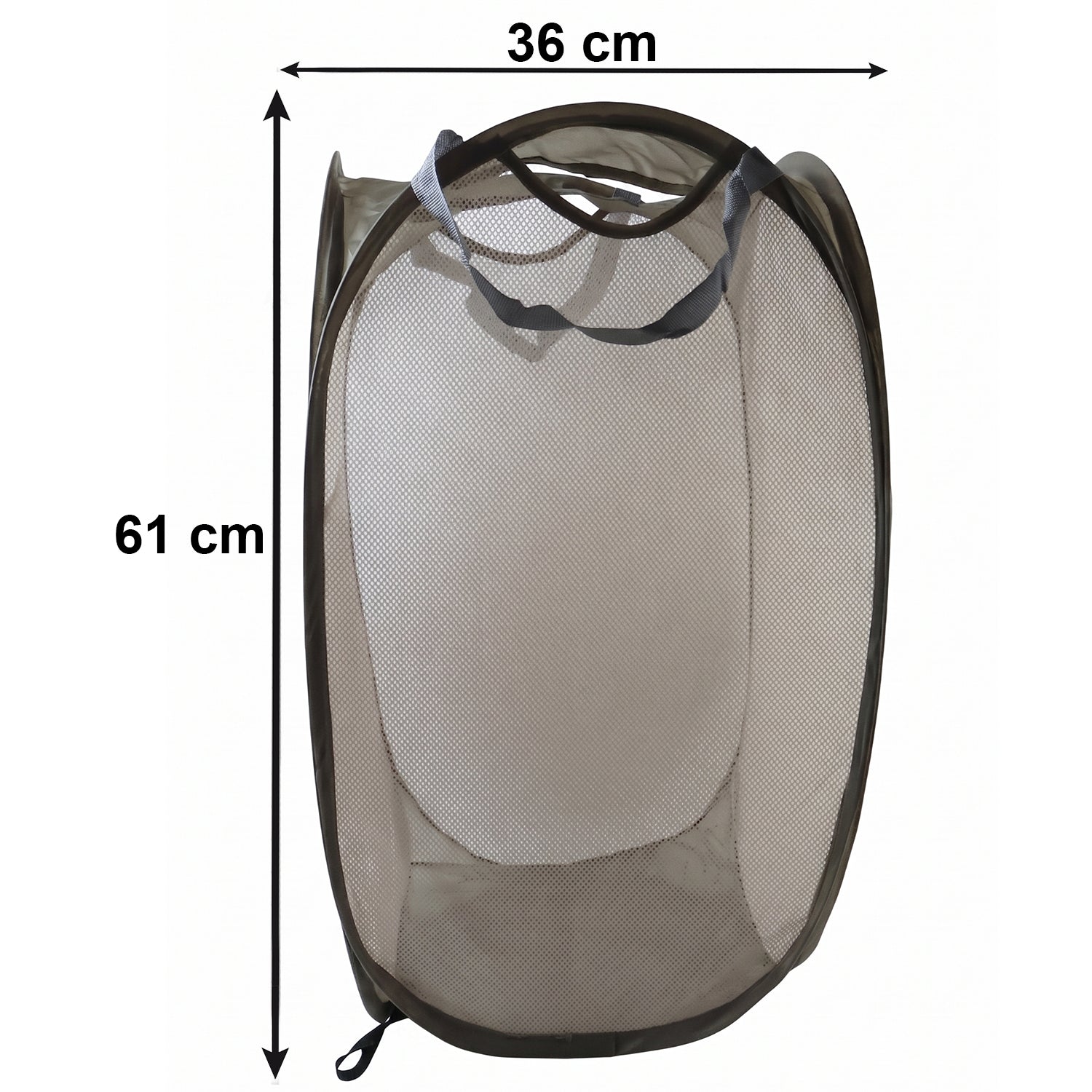 Foldable Mesh Laundry Basket Clothes Storage Bag (1 Pc Mix Design  Size)